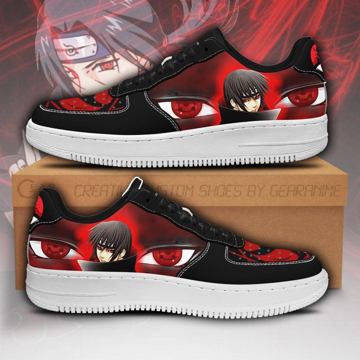 Itachi Sharingan Air Sneakers Custom Anime Shoes - 1 - GearAnime