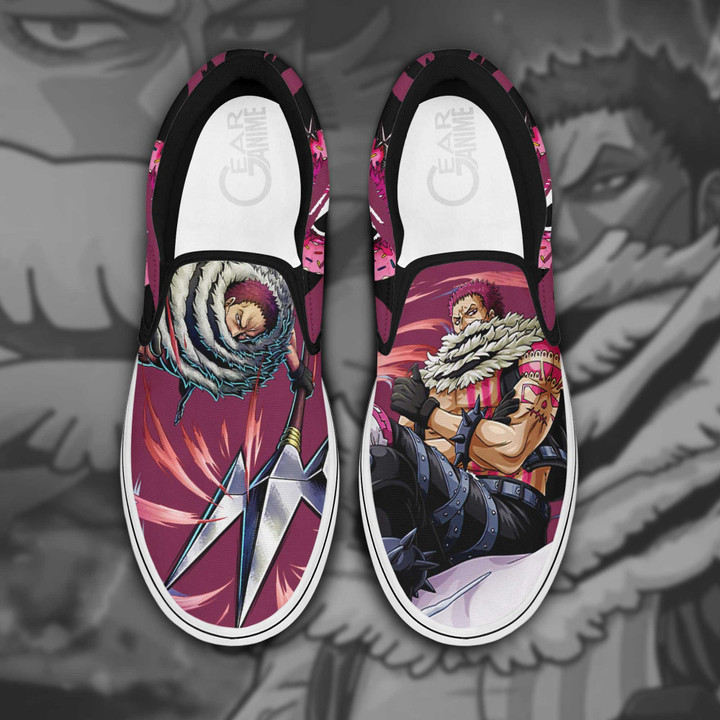 One Piece Katakuri Slip On Sneakers Custom Anime Shoes - 1 - GearAnime