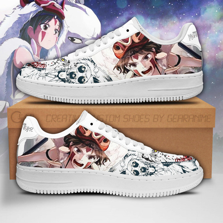 Princess Mononoke Air Sneakers Custom Anime Shoes - 1 - GearAnime
