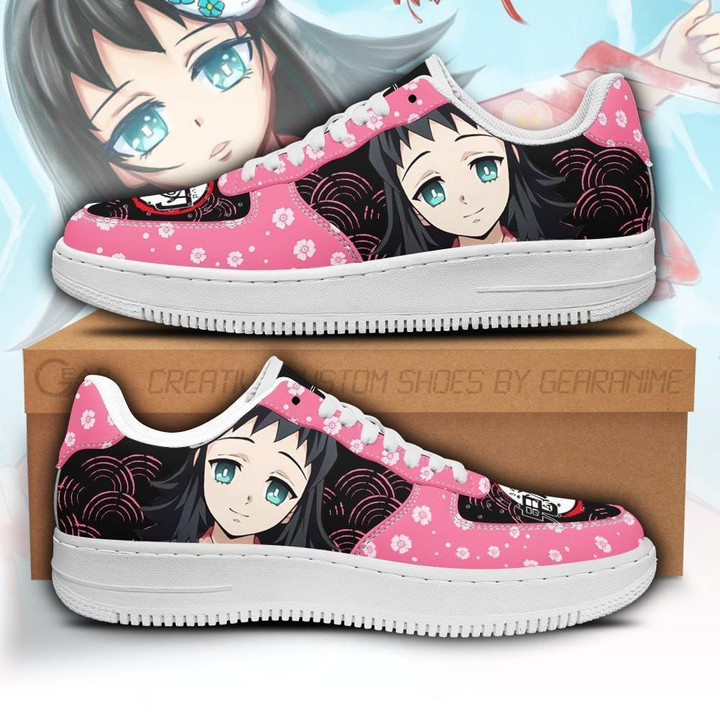 Makomo Sneakers Custom Demon Slayer Anime Shoes Fan PT05 - 1 - GearAnime