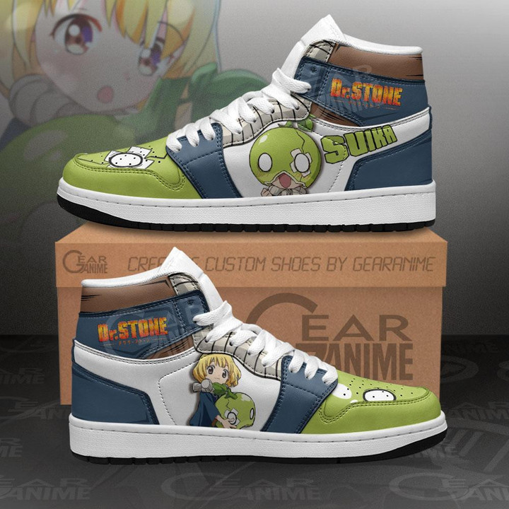 Suika Sneakers Custom Anime Dr. Stone Shoes - 1 - GearAnime