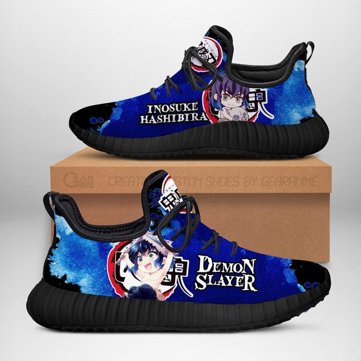Inosuke Reze Shoes Demon Slayer Anime Sneakers Fan Gift Idea - 1 - GearAnime