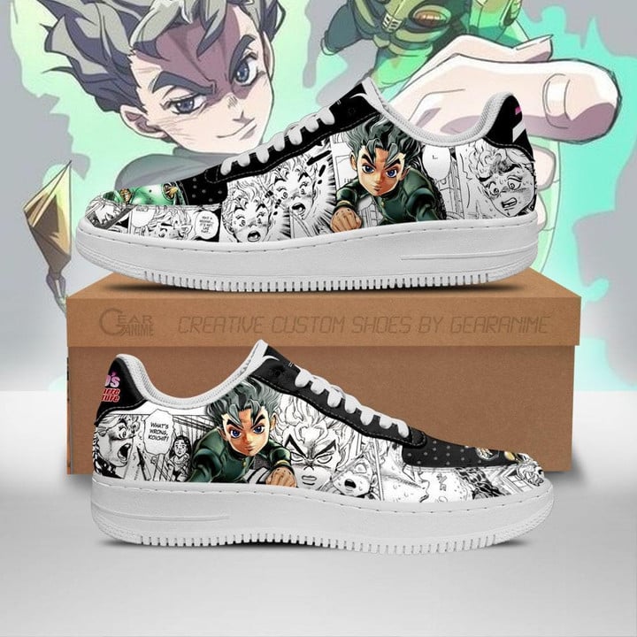 Koichi Hirose Sneakers Manga Style JoJo's Anime Shoes Fan Gift Idea PT06 - 1 - GearAnime