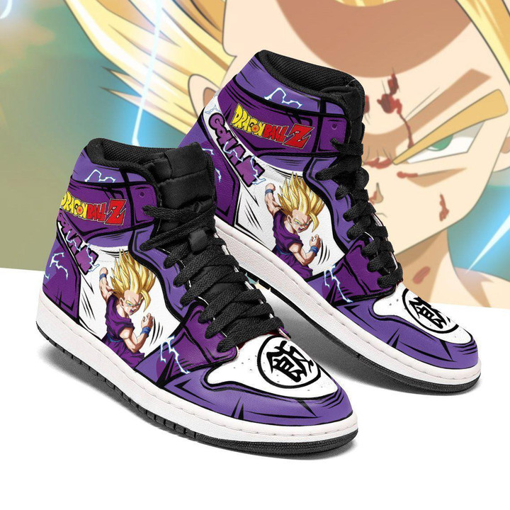 Gohan Sneakers Custom Anime Dragon Ball Shoes - 1 - GearAnime