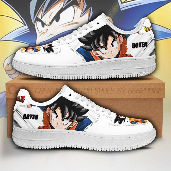 Goten Air Sneakers Custom Anime Dragon Ball Shoes Simple Style - 1 - GearAnime