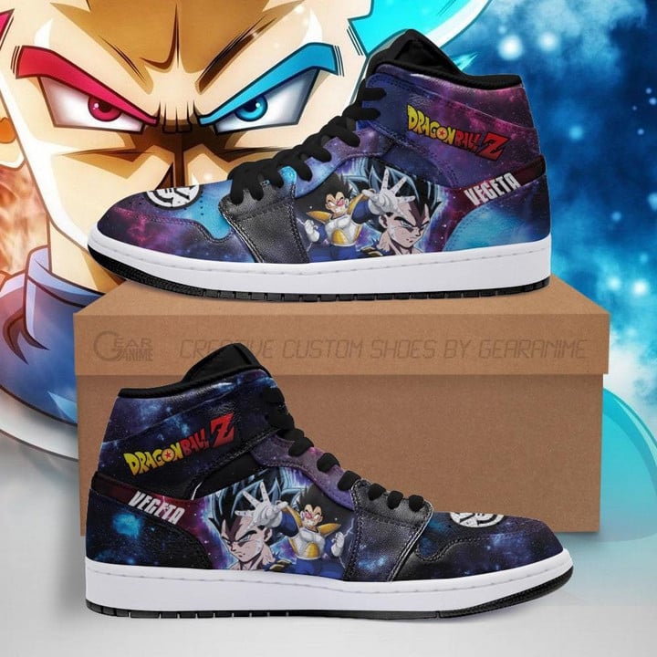 Vegeta Sneakers Galaxy Custom Dragon Ball Anime Shoes - 1 - GearAnime