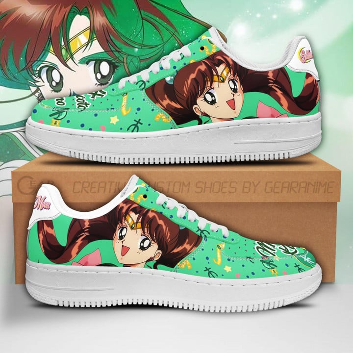 Sailor Jupiter Air Sneakers Custom Anime Sailor Moon Shoes - 1 - GearAnime
