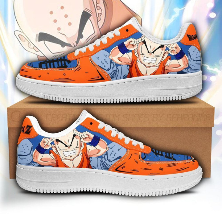 Krillin Sneakers Custom Dragon Ball Anime Shoes Fan Gift PT05 - 1 - GearAnime