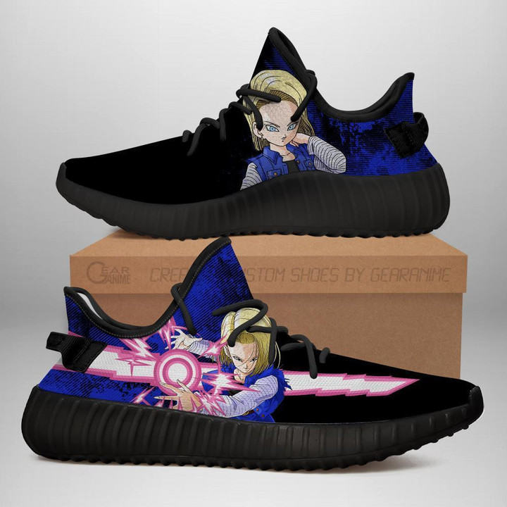 Power Skill Android 18 YZ Shoes Dragon Ball Anime Sneakers Fan Gift MN04 - 1 - GearAnime