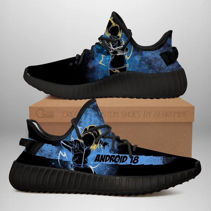 Android 18 YZ Shoes Silhouette Dragon Ball Anime Shoes Fan MN04 - 1 - GearAnime