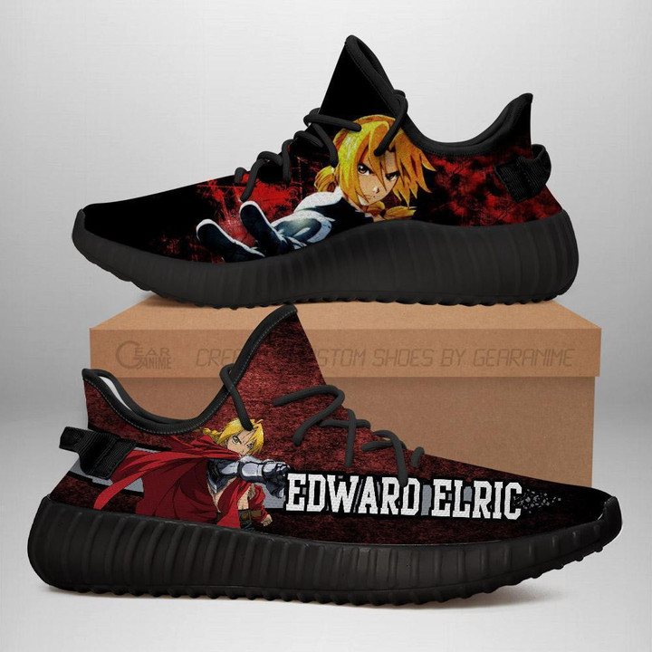 Edward Elric YZ Shoes Fullmetal Alchemist Anime Sneakers Fan Gift Idea TT05 - 1 - GearAnime
