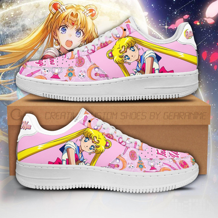Sailor Moon Air Sneakers Custom Anime Sailor Moon Shoes PT04 - 1 - GearAnime
