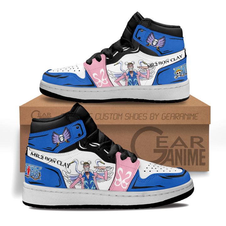 Bon Clay Bentham Kids Sneakers Custom Anime One Piece Kids ShoesGear Anime