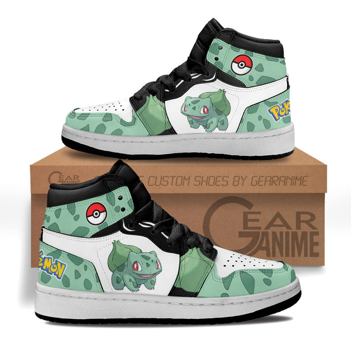 Bulbasaur Kids Sneakers Custom Anime Pokemon Kids ShoesGear Anime