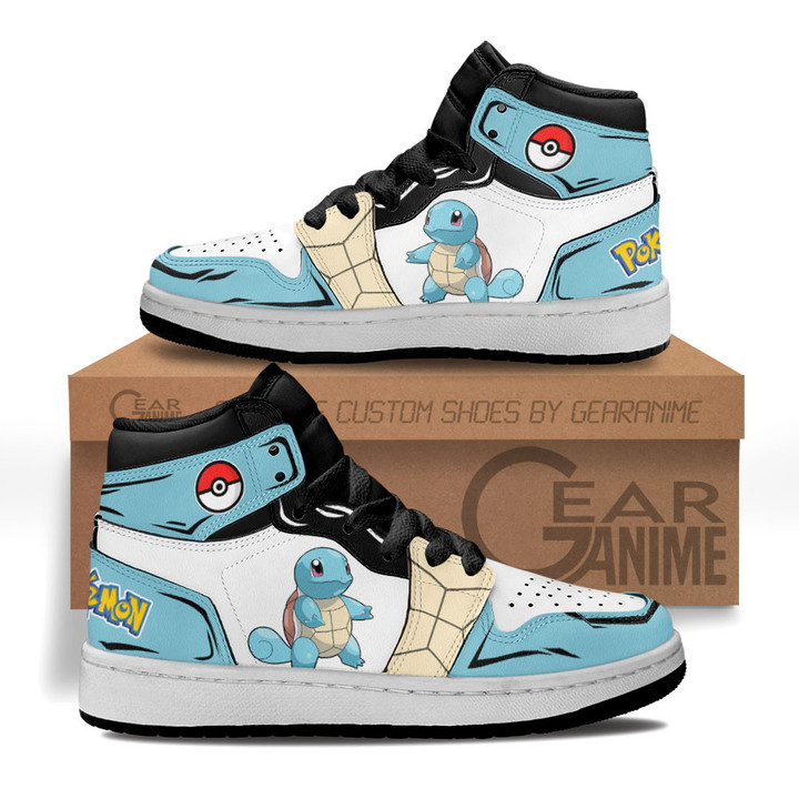 Squirtle Kids Sneakers Custom Anime Pokemon Kids ShoesGear Anime