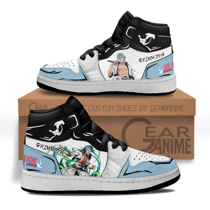 Grimmjow Jaegerjaquez Kids Sneakers Custom Anime Bleach Kids ShoesGear Anime