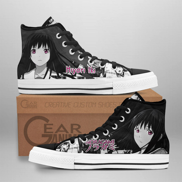 Hiyori Iki High Top Shoes Custom Noragami Anime Sneakers