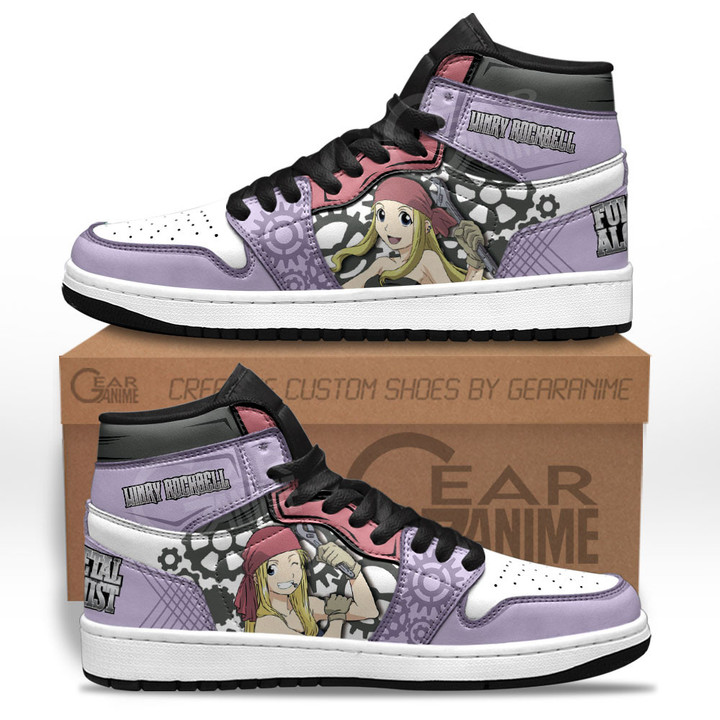 Winry Rockbell Sneakers Custom Fullmetal Alchemist Anime ShoesGear Anime