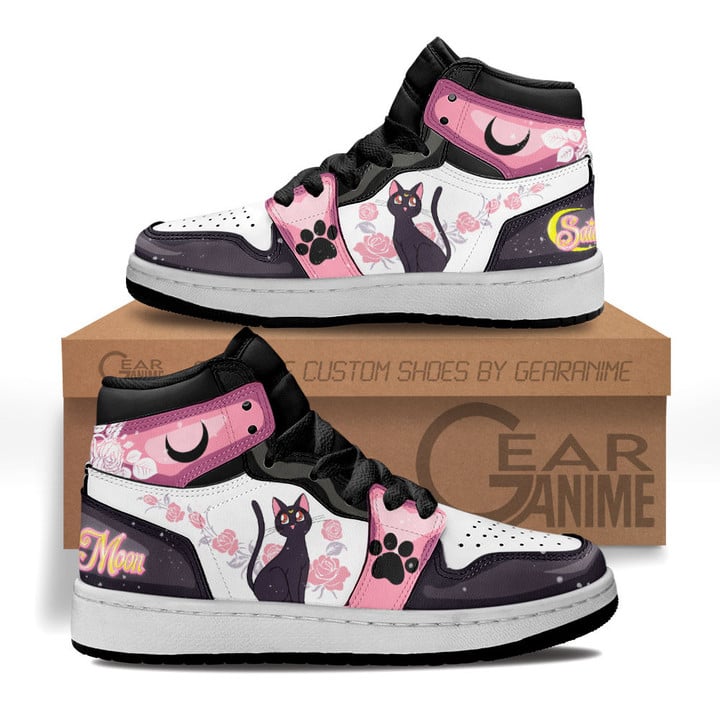 Luna Kids Sneakers Custom Sailor Anime Kids ShoesGear Anime