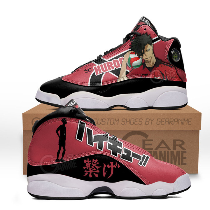 Tetsurou Kuroo JD13 Sneakers Haikyuu Custom Anime Shoes for OtakuGear Anime