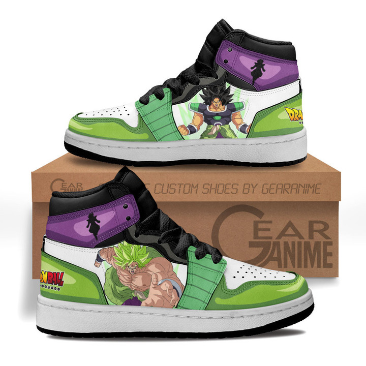 Broly Kids Sneakers Custom Dragon Ball Anime Kids ShoesGear Anime