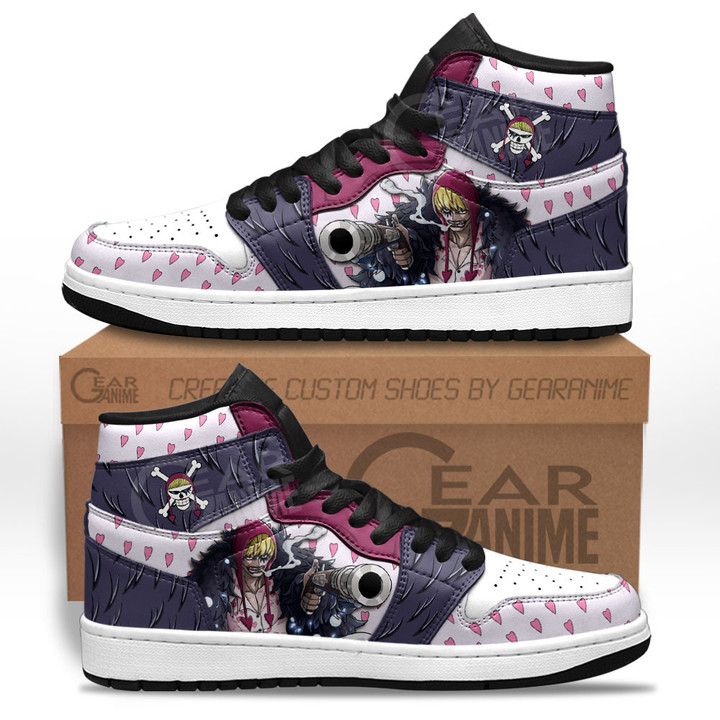 Donquixote Rosinante Sneakers Custom One Piece Anime Shoes Gifts for OtakuGear Anime