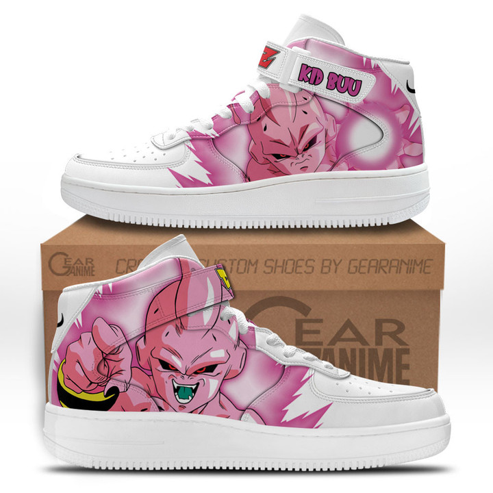 Kid Buu Sneakers Air Mid Custom Dragon Ball Anime Shoes for OtakuGear Anime