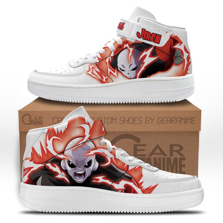 Jiren Sneakers Air Mid Custom Dragon Ball Anime Shoes for OtakuGear Anime
