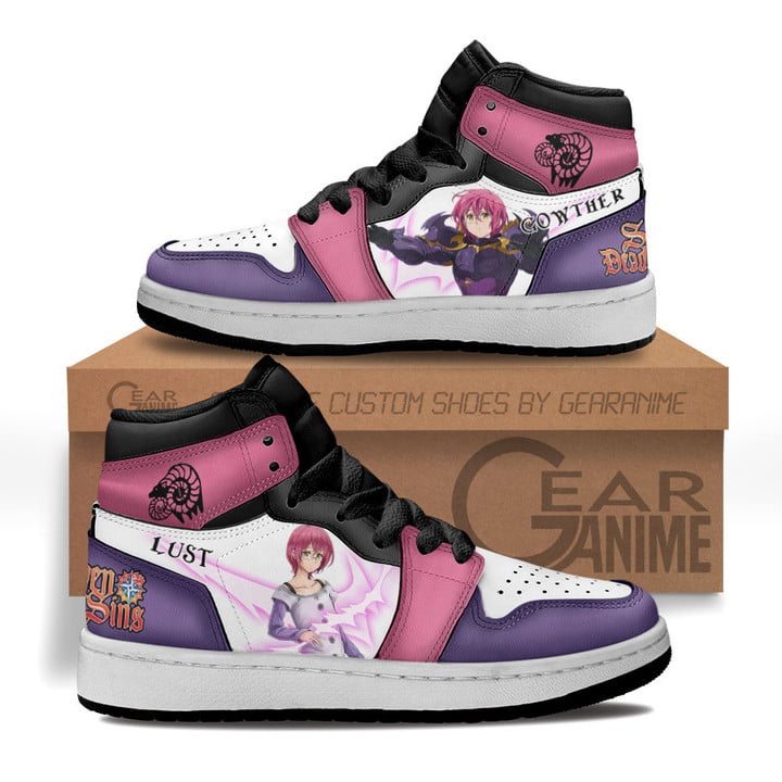 Gowther Kids Sneakers The Seven Deadly Sins Anime Kids ShoesGear Anime