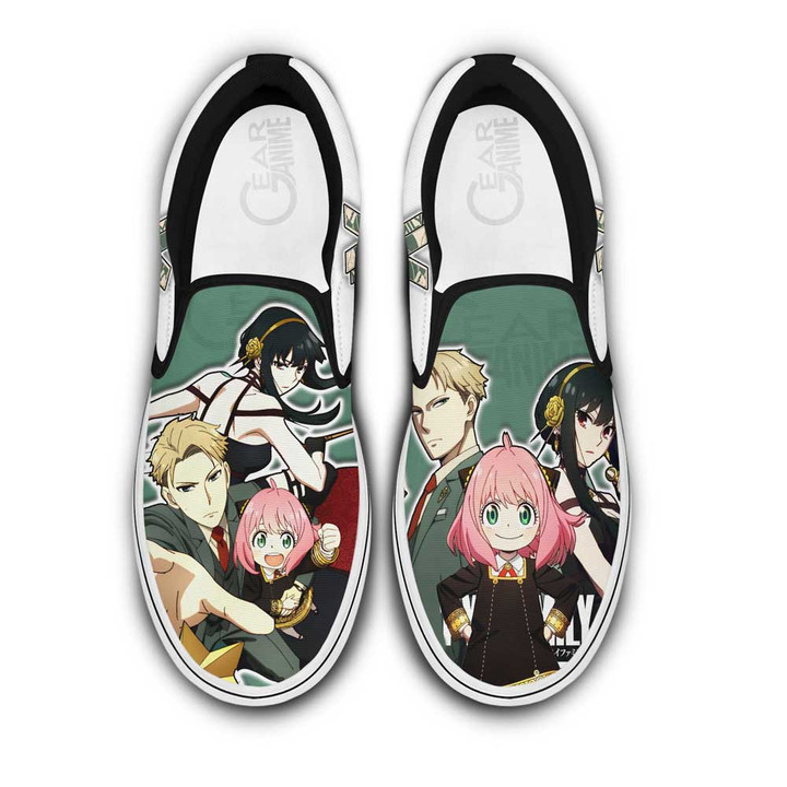The Forgers Slip-On Shoes Canvas Spy x Family Custom Anime Shoes Otaku Gift Ideas
