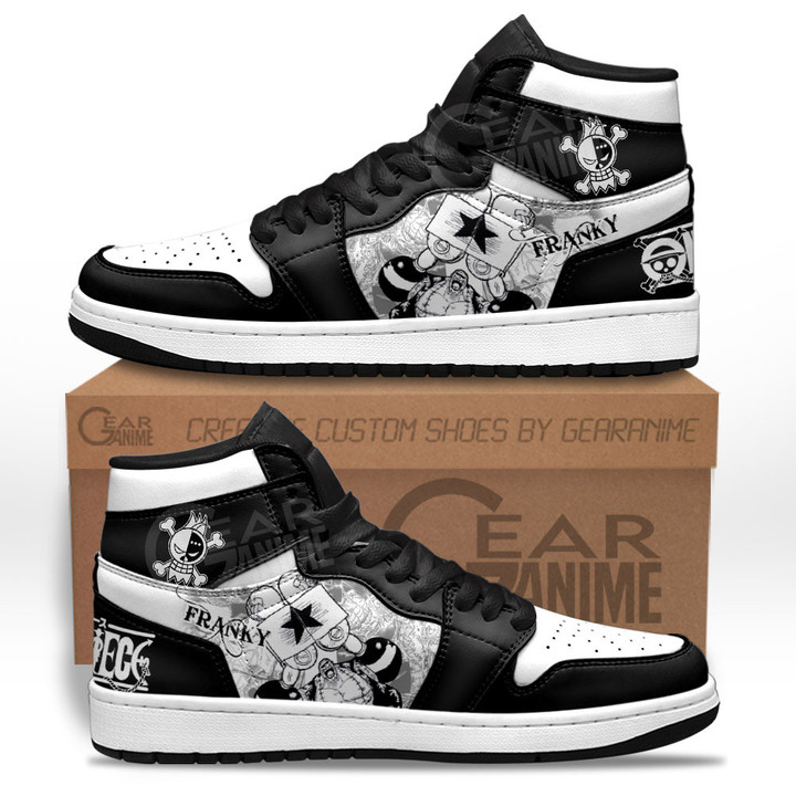 Franky Sneakers Custom One Piece Shoes Manga Style for OtakuGear Anime