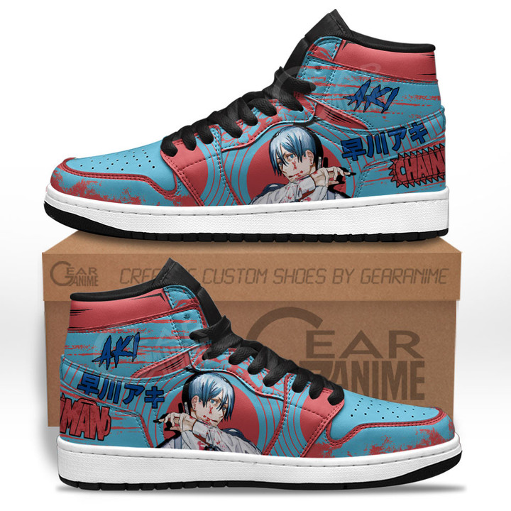 Aki Hayakawa Sneakers Chainsaw Man Custom Anime Shoes for OtakuGear Anime
