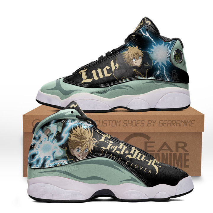Luck Voltia JD13 Sneakers Black Clover Custom Anime Shoes For OtakuGear Anime