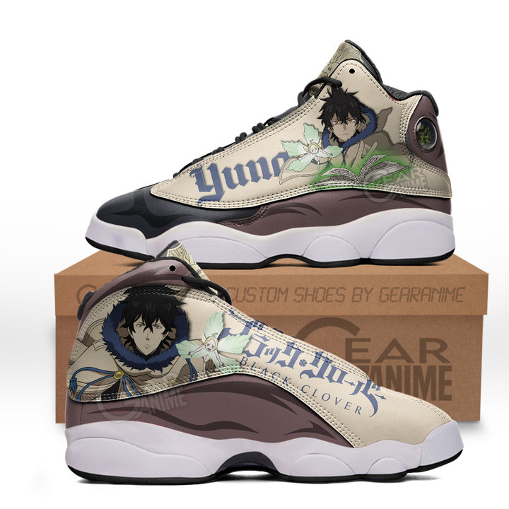 Yuno JD13 Sneakers Black Clover Custom Anime Shoes For OtakuGear Anime