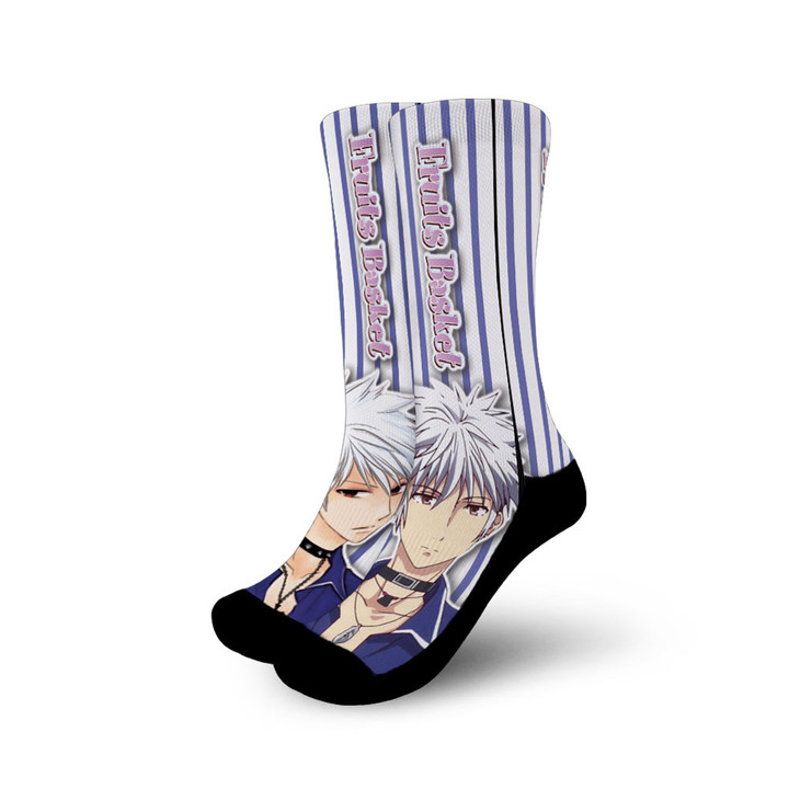 Hatsuharu Sohma Socks Fruits Basket Custom Anime Socks
