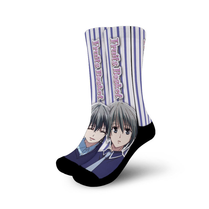 Yuki Sohma Socks Fruits Basket Custom Anime Socks