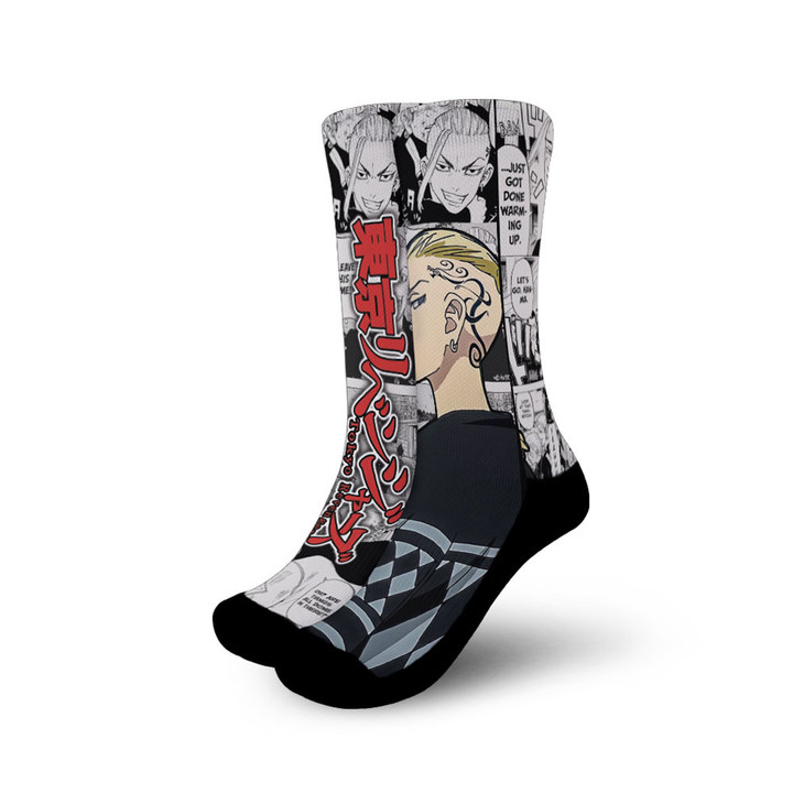 Draken Socks Tokyo Revengers Custom Anime Socks Manga Style