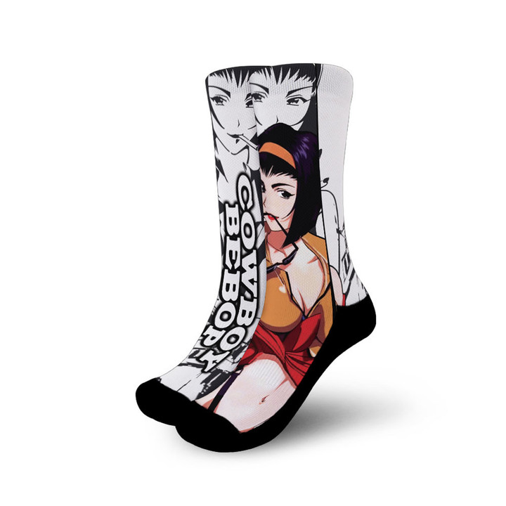 Faye Valentine Socks Cowboy Bebop Custom Anime Socks Manga Style