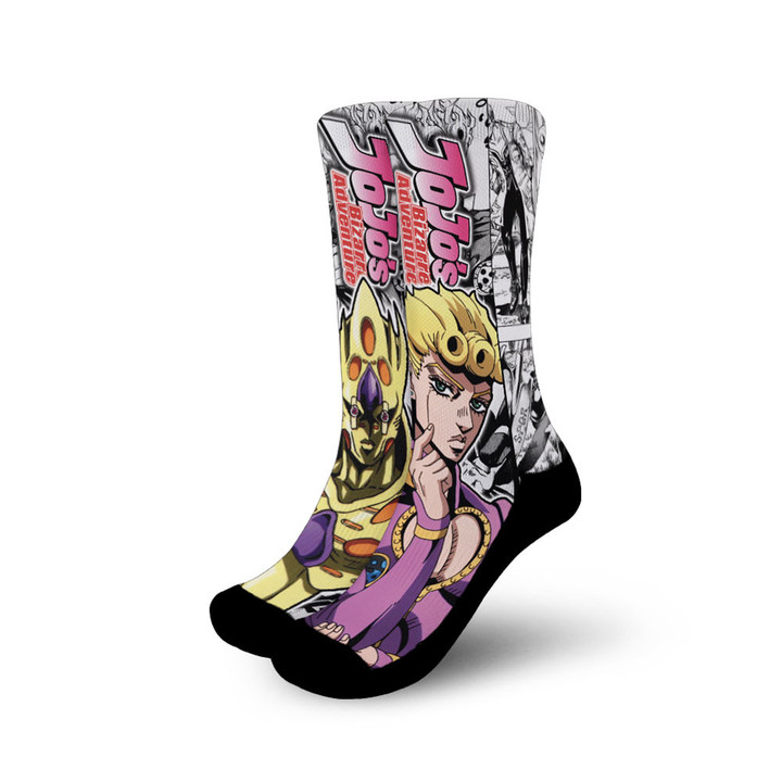 Giorno Giovanna Socks Jojo's Bizarre Adventure Custom Anime Socks