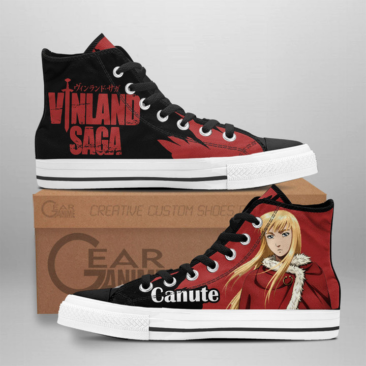 Canute High Top Shoes Vinland Saga Custom Anime Sneakers