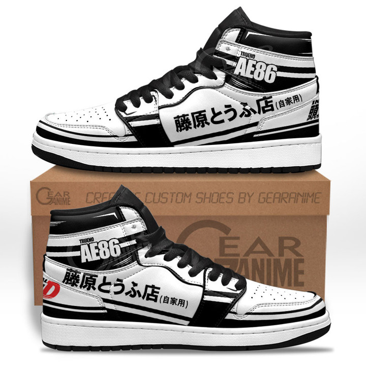 Fujiwara Tofu AE86 Sneakers Initial D Custom Anime Shoes for OtakuGear Anime