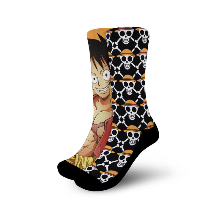 Monkey D. Luffy Socks One Piece Custom Anime SocksGear Anime