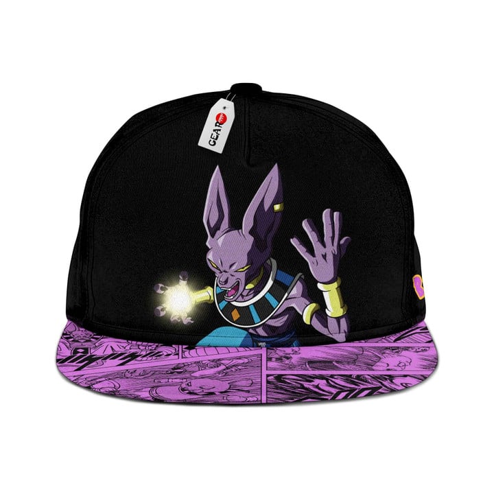 Beerus Cap Hat Custom Anime Dragon Ball Snapback