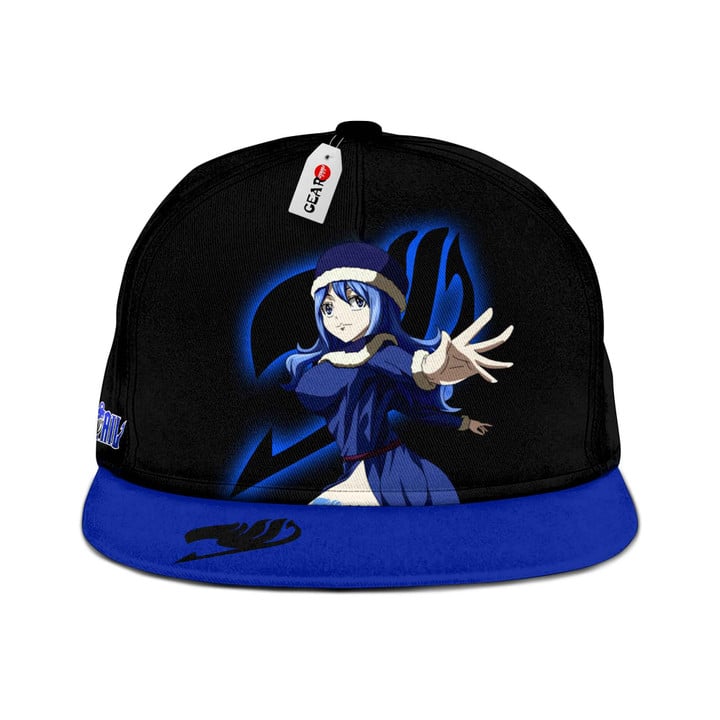 Juvia Lockser Snapback Hat Custom Fairy Tail Anime Hat