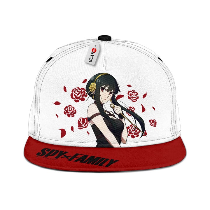 Yor Forger Snapback Hat Custom Spy x Family Anime Hat