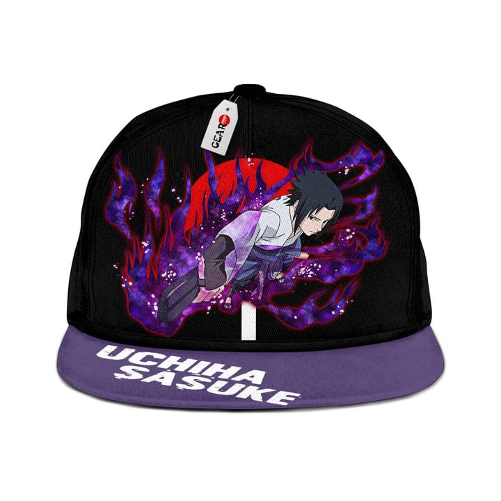 Uchiha Sasuke Snapback Hat Custom NRT Anime Hat