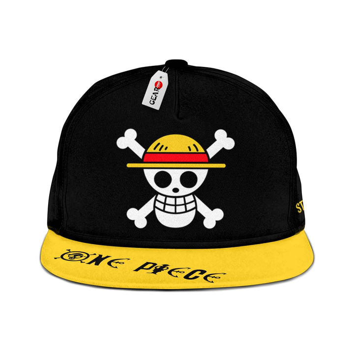 Straw Hat Pirates Hat Cap One Piece Anime Snapback Hat