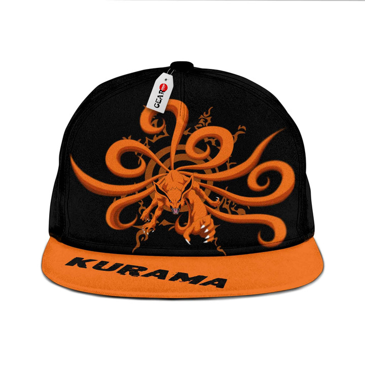 Kurama Snapback Hat Custom NRT Anime Hat