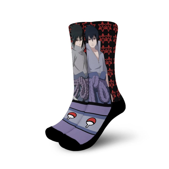 Sasuke Uchiha Socks Custom Anime Socks for OtakuGear Anime