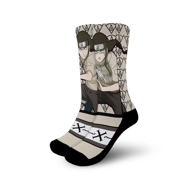 Neji Hyuga Socks Custom Anime Socks for OtakuGear Anime
